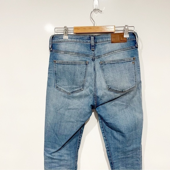 Madewell 9" High-Rise Skinny Jeans: Destructed-Hem Edition - Picture 9 of 15